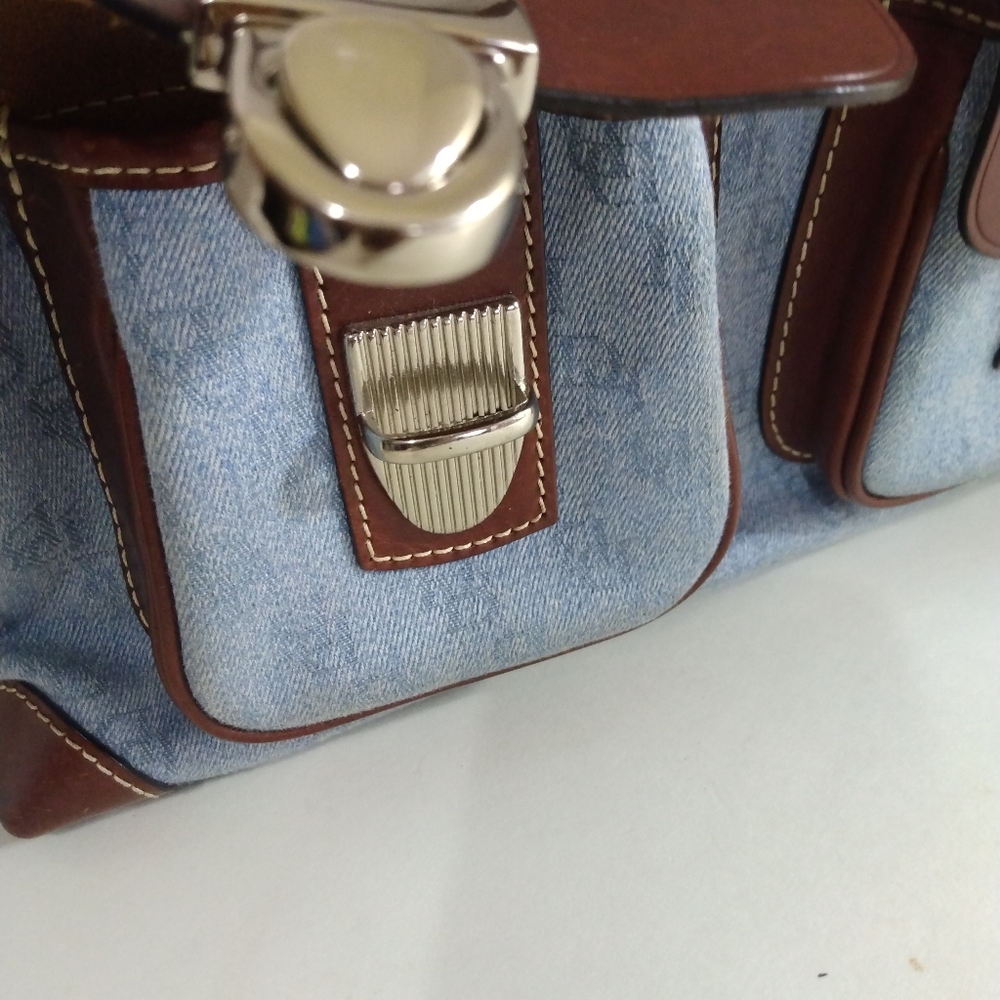 Dooney & Bourke Leather Vintage Satchel Purse - Picture 4 of 14